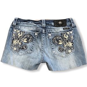 Miss Me Cutoff Jean Shorts—30
